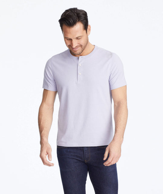 Ultrasoft Short-Sleeve Henley - FINAL SALE