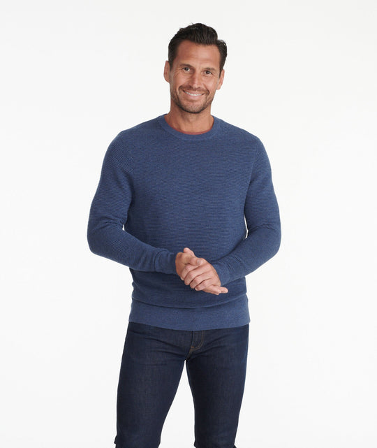 Textured Crewneck Sweater- FINAL SALE