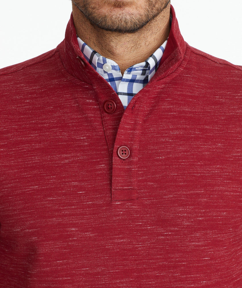 Heathered Henley Sweatshirt - FINAL SALE