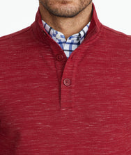 Heathered Henley Sweatshirt - FINAL SALE Zoom