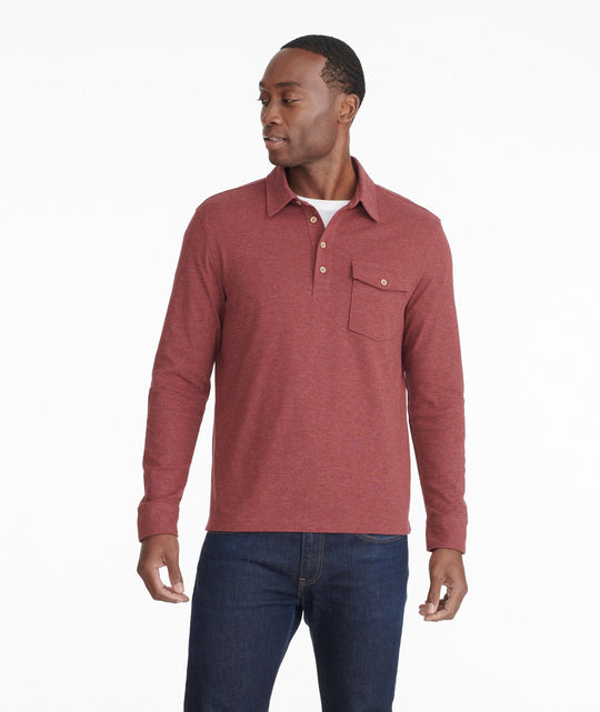 Heavyweight Long-Sleeve Polo - FINAL SALE