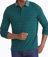 Striped Long-Sleeve Polo - FINAL SALE 1