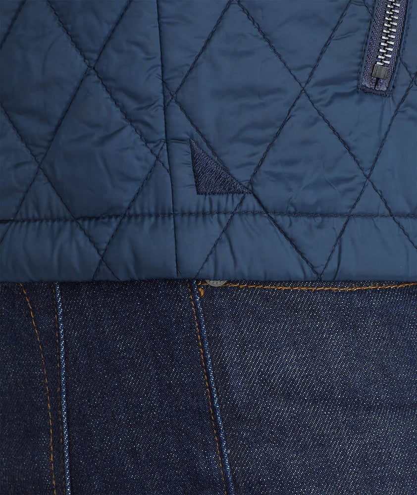 Model wearing a Quilted City Jacket