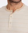 Multistripe Short-Sleeve Henley