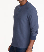 Textured Long-Sleeve Henley 1