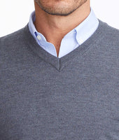Merino Wool V-Neck Sweater 4
