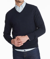 Merino Wool V-Neck Sweater 1