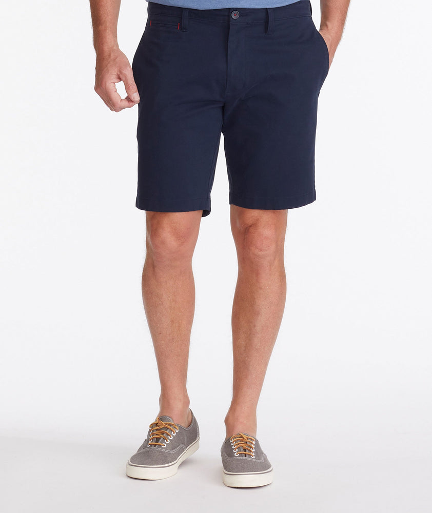 Model wearing a Navy Chino Short