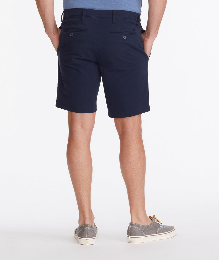 Model wearing a Navy Chino Short