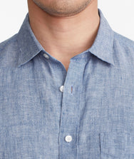 Wrinkle-Resistant Short-Sleeve Linen Valente Shirt - FINAL SALE Zoom